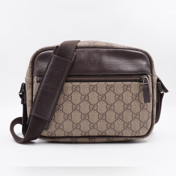 BD15❤️ Gucci GG Supreme Messenger Bag - Picture 1 of 16